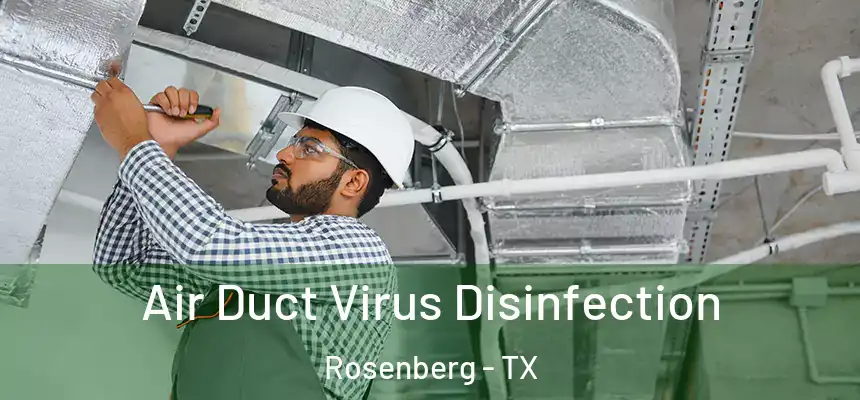 Air Duct Virus Disinfection Rosenberg - TX