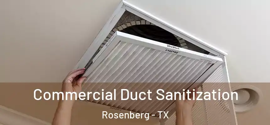 Commercial Duct Sanitization Rosenberg - TX