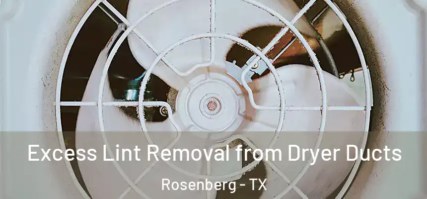 Excess Lint Removal from Dryer Ducts Rosenberg - TX